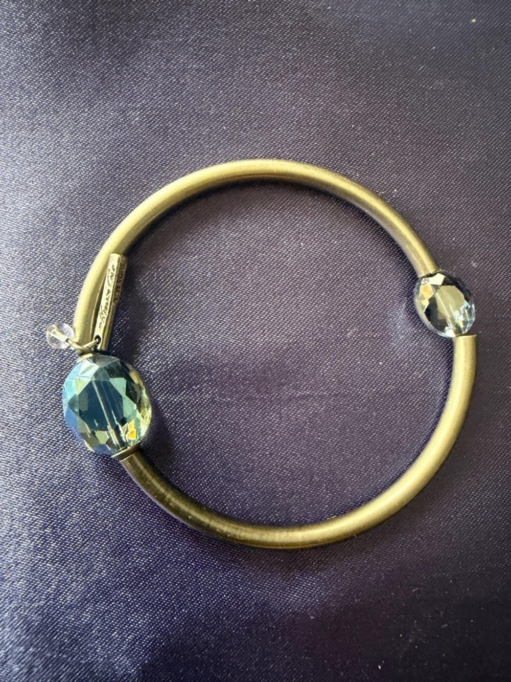 Kenneth Cole Blue Crystal Accent Bangle Bracelet - Women Jewelry